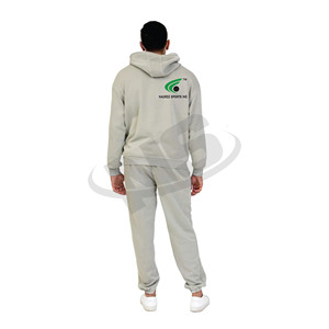 Survêtement pour hommes à prix abordable Sweat à capuche et jogging avec logo personnalisé Combinaison d'entraînement d'échauffement deux pièces Vente en gros de vêtements de sport - Product Image 2