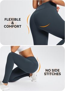 2025 Customized High Quality Women <b>Leggings</b> Full Length Breathable Spandex/<b>Nylon</b> Fabric Drawstring Waist Customizable - Product Image 5
