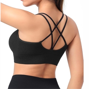 Ropa de gimnasio Ropa de entrenamiento Mujeres Yoga Ropa deportiva Fitness Sujetador deportivo Nuevo diseño Mujeres Sujetador deportivo de alto impacto Bordado - Product Image 2