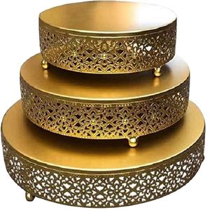 MS-Soporte de Metal para Tartas, Juego de 3 soportes de Metal para tartas y fiestas de cumpleaños - Product Image 2