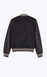 Top Premium Quality Custom Logo Men's Varsity Jackets 100% Wool Fashionable Breathable CollegeBaseballjacket for men - Product Image 5