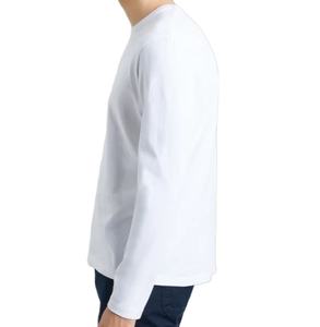 Camisetas de Manga Larga para Hombre, Personalizadas OEM, Unisex, Corte Regular, Algodón Premium con Spandex, Tejido de Punto, con Color y Logotipo Personalizables - Product Image 6