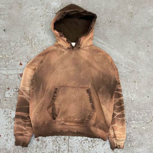 Heavyweight Men Embroidery Boxy Thick Cotton Hoodies Clothing <b>Manufacturers</b> Essentials 500 Gsm Custom Oversize Hoodies - Product Image 2