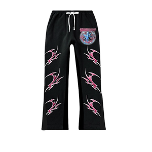 Survêtement lavé à l'acide en deux pièces Ensemble de sweat brodé personnalisé OEM pour streetwear urbain ou vêtements de détente - Product Image 2