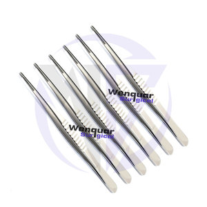 Vente flash : Pinces Debakey de 6 pouces, forceps manuels, acier inoxydable atraumatique, instrument chirurgical manuel, dentaire, vétérinaire, médical - Product Image 3