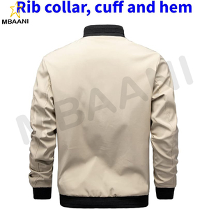 Veste bomber légère pour homme Coupe ajustée Veste active Vêtement d'extérieur - Product Image 2