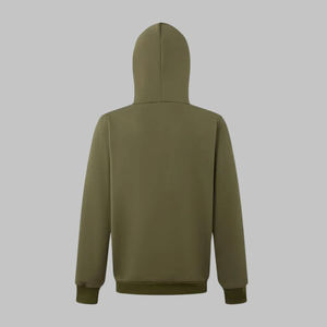 ผลิตเสื้อฮู้ดดี้ผู้ชายแบบกำหนดเอง ดีไซน์สำหรับฤดูหนาว ขายดี เสื้อสเวตเชิ้ตลำลอง ผ้าฝ้าย 100% แบบเรียบ มีกระเป๋า ทรงปกติ ผ้าฟลีซ - Product Image 3