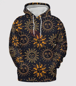 เสื้อฮู้ดกีฬากลางแจ้งพิมพ์ลายซับลิเมชันตามสั่งสำหรับผู้ชายเสื้อผ้าลำลองโอเวอร์ไซส์ผ้าคอตตอนผสมผ้าคอตตอนสำหรับฤดูหนาว - Product Image 5