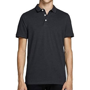Polo pour homme en piqué 100 % coton, tricoté, anti-rides, à manches courtes, extensible et uni - Product Image 5