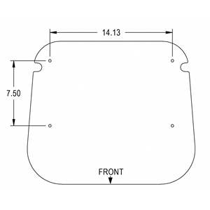 Ensemble de 3 coussins de siège de tracteur pour Massey Ferguson - Product Image 2