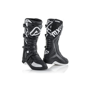 Bottes à lacets Acerbis X-TEAM avec doublure en cuir véritable, semelle intérieure en caoutchouc, embout en acier - Product Image 1