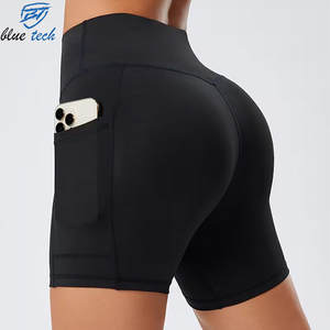 Shorts Deportivos Personalizados para Mujer, Ropa Deportiva Elástica, Shorts de Fitness para Mujer, Tela de Secado Rápido, Servicio OEM - Product Image 2