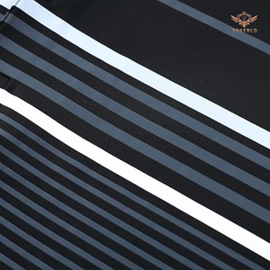 เสื้อโปโลผู้ชายแขนสั้นแห้งพอดีตัว, เสื้อกอล์ฟลายทางลำลองน้ำหนักเบาเสื้อกีฬาฤดูร้อน - Product Image 3