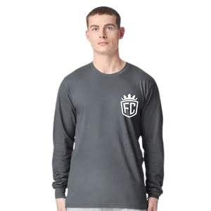 Camiseta informal de manga larga para hombre, de algodón suave, cuello redondo, color sólido, ajuste cómodo, estilo urbano. - Product Image 1