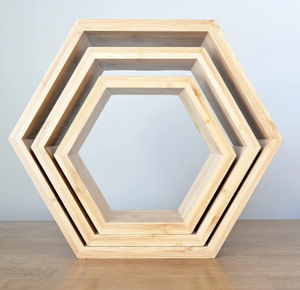 Wholesale Eco-Friendly Wooden <b>Shelves</b> for Home and Office Handmade Craft Wood Products for Wall <b>Hanging</b> <b>Storage</b> and Decoration - Product Image 2