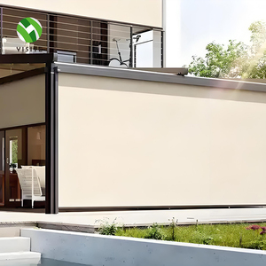 Yst rèm cửa cuốn nâng cao chống nước chống gió cửa cuốn màn hình khóa kéo động cơ hình ống có khóa kéo ngoài trời - Product Image 3