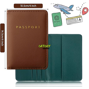 Blocage de passeport organisateur Sublimation passeport couverture blancs voyage personnalisé porte-passeport - Product Image 1