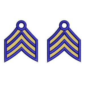 Chevron Parches Insignias decorativas Insignia Recorte Trajes a medida Uniforme Accesorios Estilo - Product Image 2