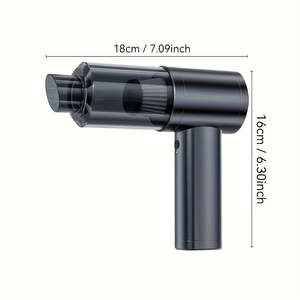 Aspirateur et souffleur portatif 2-en-1 haute puissance rechargeable par USB avec filtre HEPA, fonctions humide et sec - Product Image 1