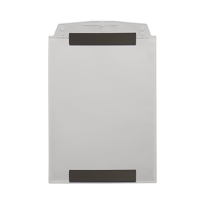 Etichettatori Portadocumenti Magnetici A4 Verticali Grigio Chiaro 2 Strisce Magnetiche Confezione da 10-SD2M/4210-07 - Product Image 2