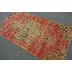 Tapis Vintage en Laine Turque Rouge Vert Traditionnel 38X71 pieds Patchwork Couloir Rectangle Design 10mm Tapis de Chambre en Latex - Product Image 4