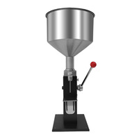 Machine de remplissage manuelle en acier inoxydable 10 ml pour pots de miel, cosmétiques, liquide vaisselle, gloss à lèvres, eau pure, huile, haute précision A03