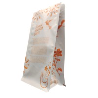 Sac d'emballage de café à fond carré réutilisable Valve respirante personnalisée et placage d'aluminium Réutilisable et écologique