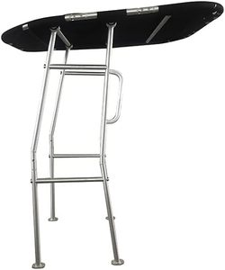 Pro E économique T Top tour de bateau de pêche auvent noir 1 5 anodisé brossé 6063 aluminium tube auvent nouveau Stock - Product Image 5