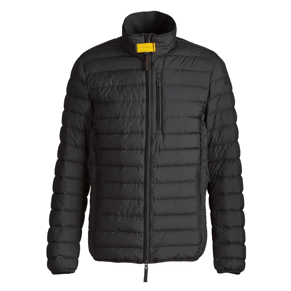 Men's Padded Puffer Jacket High Neck Plain Black Coat Quilted Casual Smart jacket