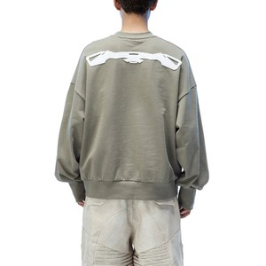 Por encargo 3D térmica cuello redondo Sudadera con capucha en relieve de goma bordada 100% algodón polar respetuoso con el medio ambiente Servicio OEM - Product Image 2