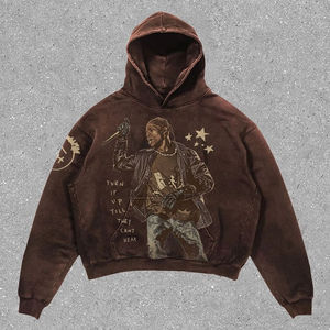 Sudadera con Capucha para Hombre de Lujo, Calidad Premium, Peso Pesado, Talla Grande, 100% Algodón, con Logotipo Estampado, Transpirable, Hecha en Pakistán, Precio Económico, Personalizable - Product Image 6