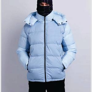 Chaqueta acolchada con capucha Ripstop cortavientos personalizada de la temporada de invierno con logotipo personalizado del fabricante para hombre - Product Image 2