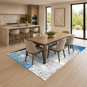 Alfombra Chenille LXDP-0650 de RUGS DEPOT, Multicolor, Neutral, Tradicional, Anatolia, Impresión Digital, Lavable a Máquina, Antideslizante, Venta al Por Mayor - Product Image 4