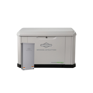 Groupe électrogène de secours Briggs & Stratton PP26 26/24 kW avec interrupteur de transfert SED standard 200 ampères + Symphony Choice Power - Product Image 1