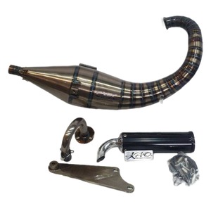 Silenciador de estilo silencioso CSRK, tubo de escape de carreras para motocicleta Honda DIO50 - Product Image 2