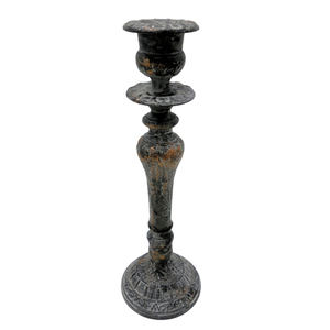 Portavelas de aluminio, soporte de vela de Color latón ahumado de diseño moderno para Decoración de mesa y hogar - Product Image 2