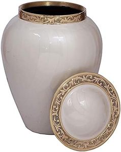 Funeral Cremation Urns for Human Ashes Adult <b>Memorial</b> Handmade Customized Metal Modern Tabletop <b>Vase</b> - Product Image 2