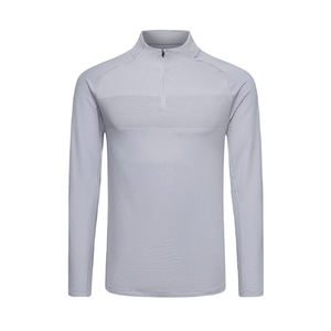 Pull à fermeture éclair à manches longues 1/4 personnalisé pour hommes Pull à fermeture éclair à séchage rapide pour hommes - Product Image 4