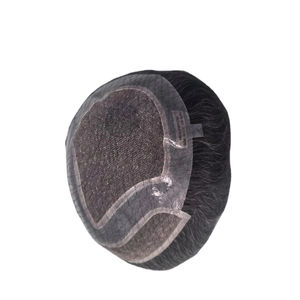 Peluca de Cabello Humano Virgen Remy Indio, Tupé con Ondas Naturales, Trama Única para Prótesis Capilares de Encaje - Product Image 4