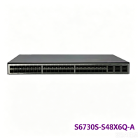 Conmutadores de Red Empresariales Ópticos S6730S-S48X6Q-A Originales, Administrados de Nivel 3, 24 Puertos 10G SFP+, 6 Puertos 40G QSFP+
