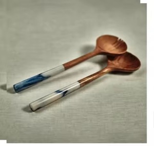 Acacia <b>Wood</b> <b>Salad</b> <b>Server</b> Set Kitchen Tools Set - Product Image 5