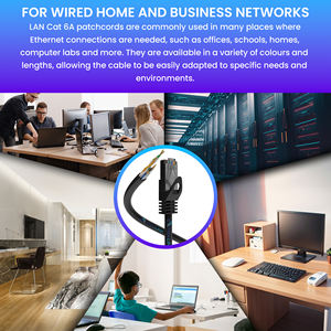 EXTRALINK LAN PATCHCORD CAT.5E FTP 0.5m 1m 2m 3m 5m 10m FOILED TWISTED PAIR NUE CUIVRE NOIR - Product Image 3