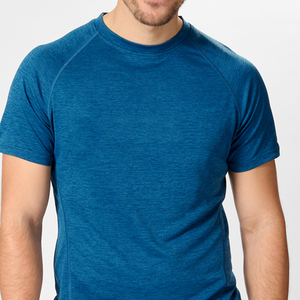 เสื้อยืดแบบพอดีตัวปกติแห้งเร็วสินค้ามาใหม่เสื้อยืดผ้าโพลีเอสเตอร์100% ออกแบบได้ตามต้องการเนื้อเรียบ - Product Image 5