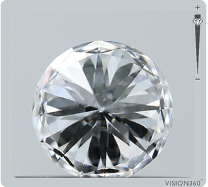 Aniva pour diamant naturel certifié de 0,33 carat, couleur D, clarté VS2, taille brillant rond, diamant non monté pour la fabrication de bijoux en diamant - Product Image 3