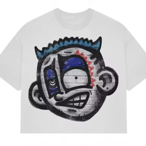 เสื้อยืดผ้าฝ้าย100% ผู้ชายขนาดใหญ่พิเศษทรงหลวมสไตล์วินเทจ - Product Image 3