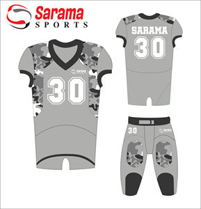 Camiseta personalizada de fútbol americano para jóvenes, 100% poliéster, estampado por sublimación - Product Image 1