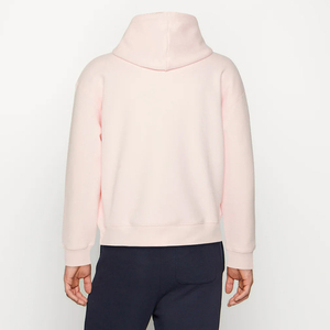 Sweat à capuche zippé doublé en polaire épaisse coupe régulière 100% coton biologique écologique respirant poche brodée hiver 2025 - Product Image 2