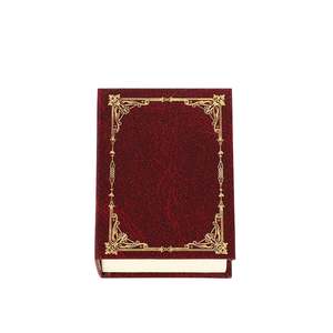 Jeulia Gothic Vintage Red Flip-Top Book-Shaped <b>Ring</b> <b>Box</b> - Product Image 4