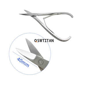 Tijeras de Malla de Titanio de 170 mm, Autoclavables, Cortador Manual de Alambre de Acero, Instrumentos Quirúrgicos Ortopédicos con Certificación CE - Product Image 5