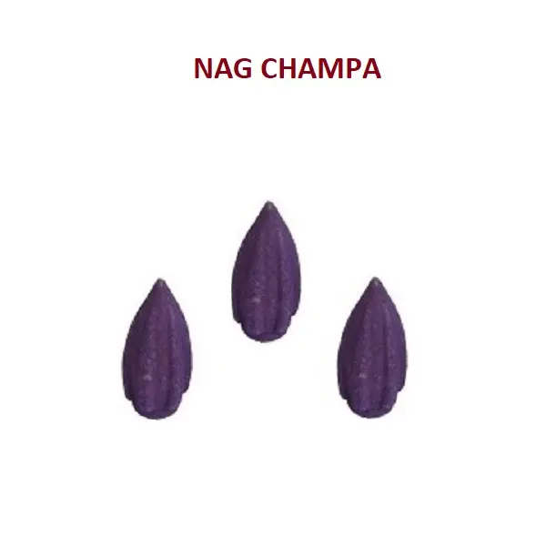 Doğal Nag Champa mermi geri akış tütsü konileri toptan tedarik en iyi marka (mor) ev dekor ev koku